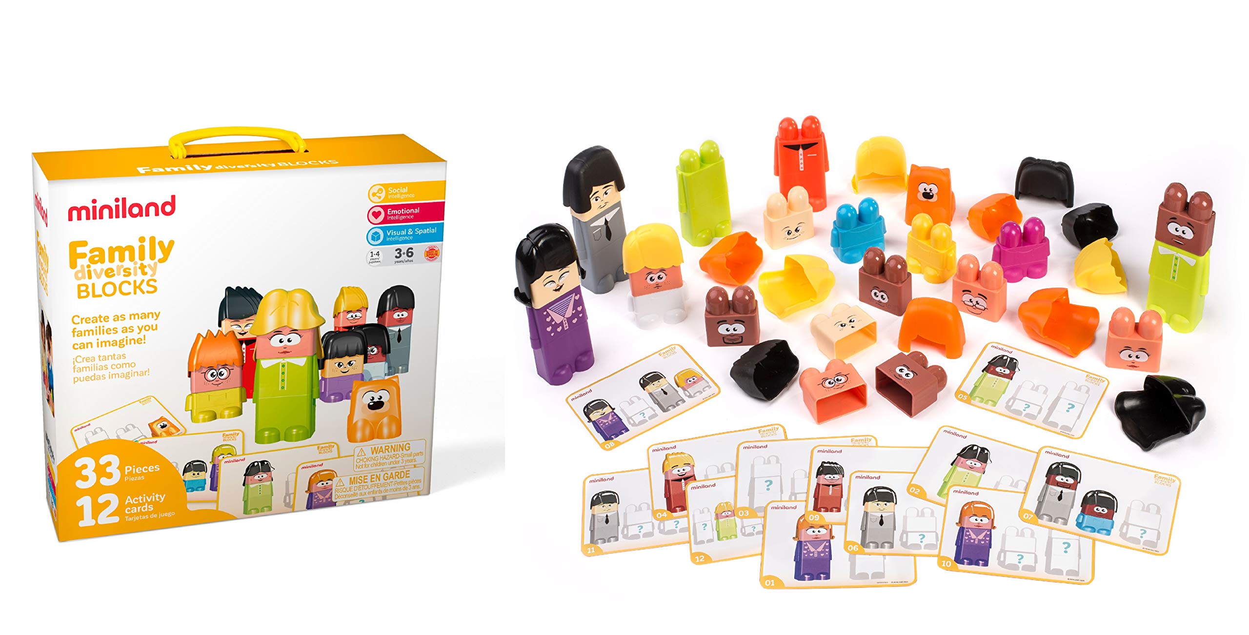 Miniland FAMILY DIVERSITY BLOCKS