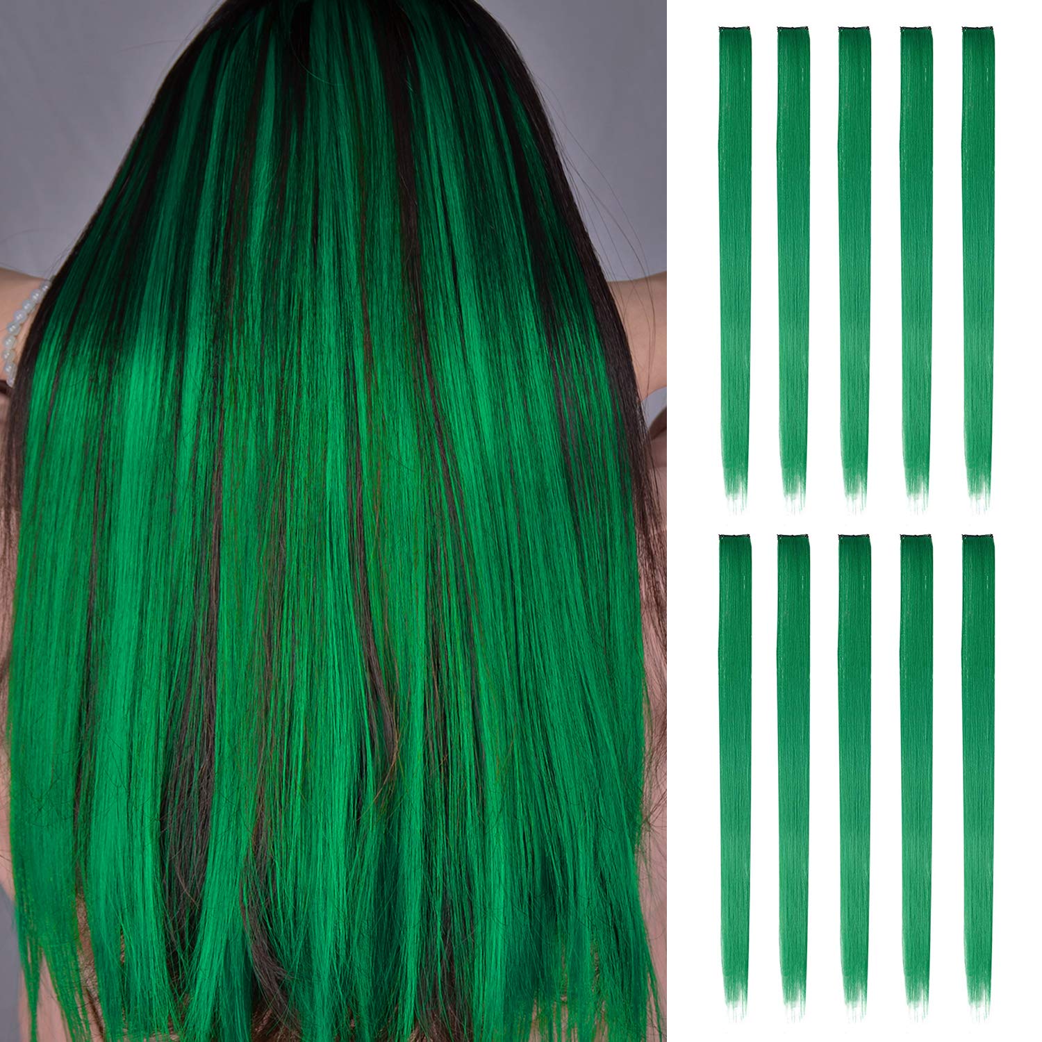 green hairpiece