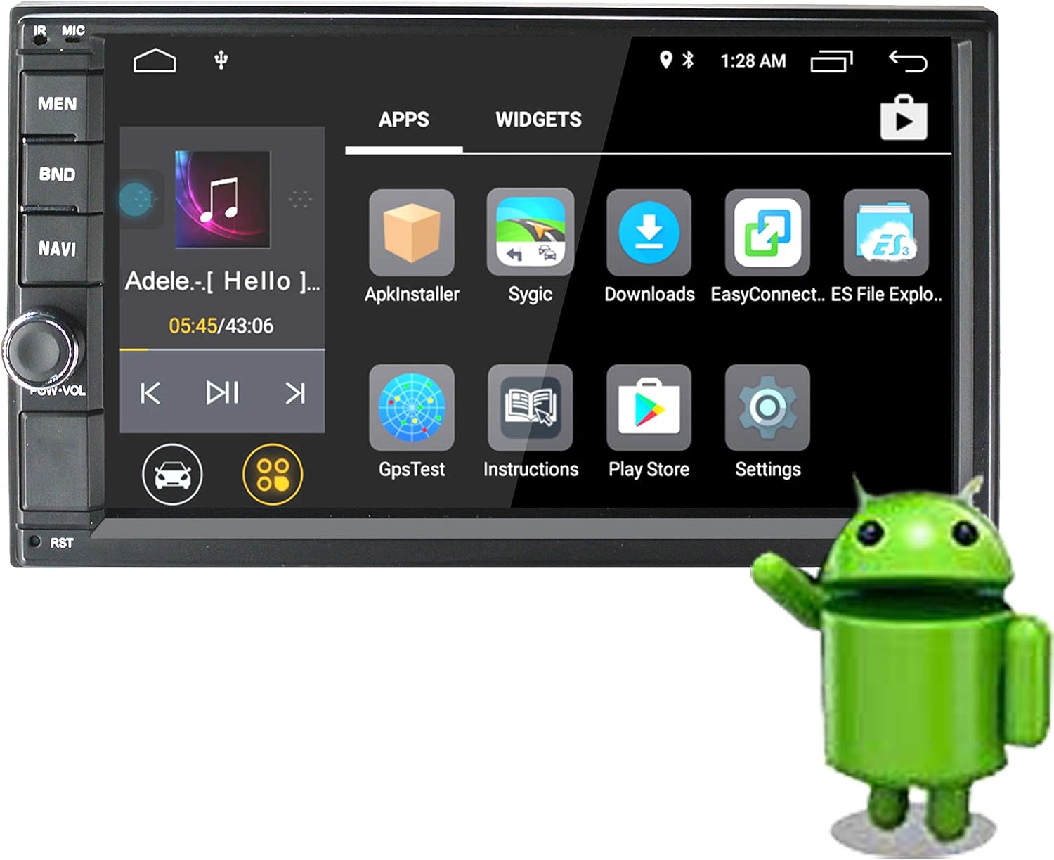 Lexxson Car Navigation 7inch Quad Core 1.2GHz Cortex A7 Super High Definition Digital Screen Built-in GPS Android System Build-in WiFi CL0012 &hellip;