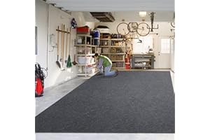 TREETONE Oil Spill Mat, 7.4 x 8.4 Ft, Premium Absorbent Oil Pad. Contains Liquids, Protects Garage Floor from Spills, Drips, Splashes and Stains. Washable, Reusable, Waterproof Rubber Parking Mats