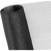 48"x102" Window Screen Mesh, Fiberglass Window Screen, Screen Door Mesh, Windows Screens and Screen Door Replacement, Patio Screen Mesh- Black