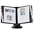 Durable Motion Reference System with 10 Double-Sided Panels in Letter-Size 8.5" x 11" Inches - Black SHERPA Design - Desk Reference Organizer