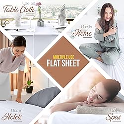 Utopia Bedding Flat Sheet - 1 Pack