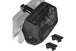 Feyachi Brass Catcher Heat Resistant Thickened Nylon Cartridge Casing Shell Catcher Net for Weapon with Picatinny Rail Mount