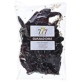 4oz Guajillo Stemless Chile Dried Whole Peppers, Chiles Seco Descolados, Chili Pods for Authentic Mexican Food, Heat-Sealed R