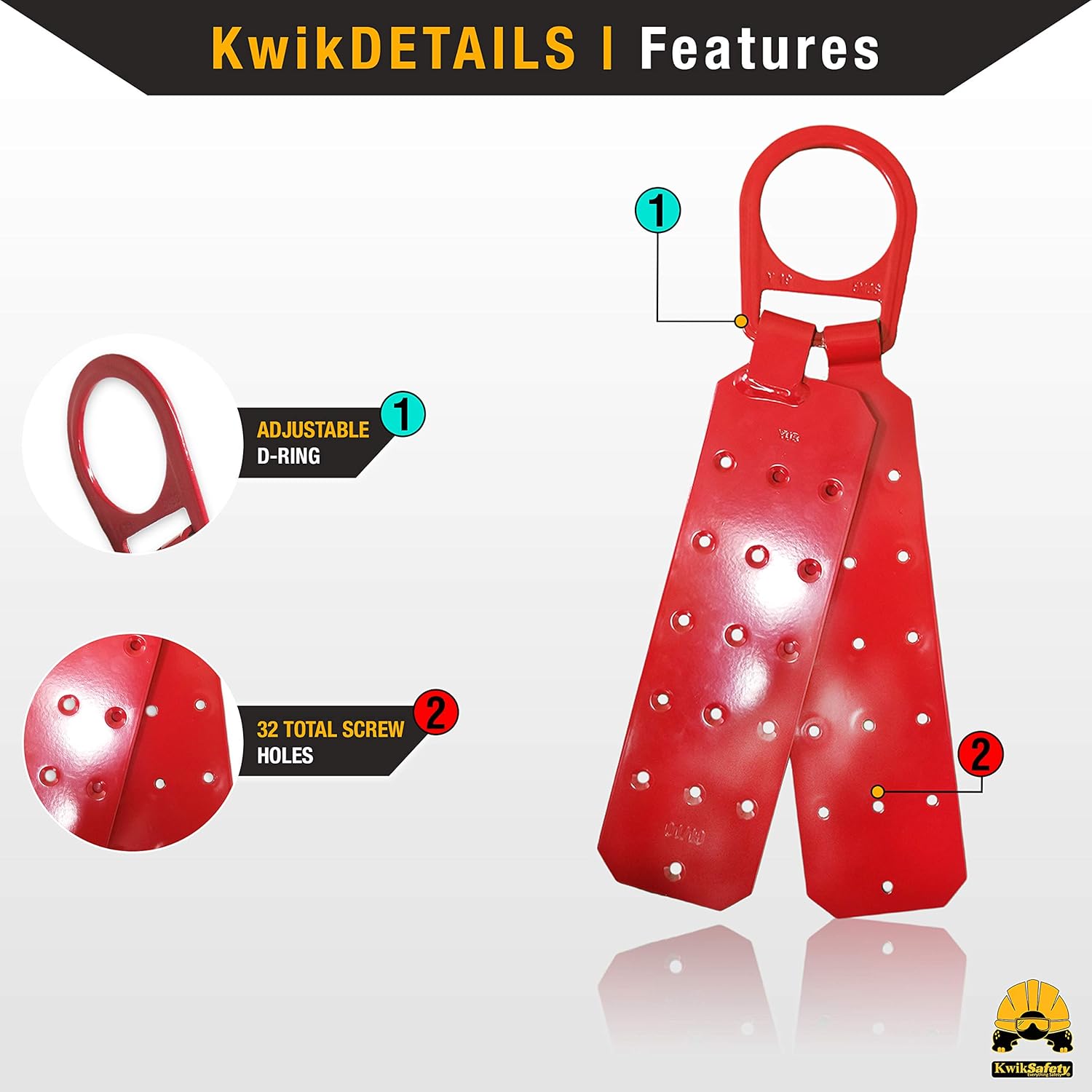 KwikSafety (Charlotte, NC) TSUNAMI KIT | 100 ft. Vertical Lifeline Rope, 1-D Ring Safety Harness, Roof Anchor, Waterproof 20L Dry Bag, Tool Lanyard ANSI OSHA Fall Arrest Restraint Protection Equipment - - 