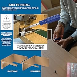10 Pack Rok Hardware Soft Close Damper for Cabinet