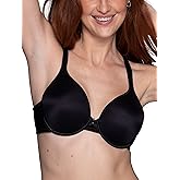 Vanity Fair Womens Bra with 2-Way Convertible Straps, Body Caress Full Coverage, Lightly Lined Cups Up to Dd