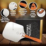 Deer & Oak 12 Inch Pizza Peel Wooden Aluminum Foldable Paddle view 8