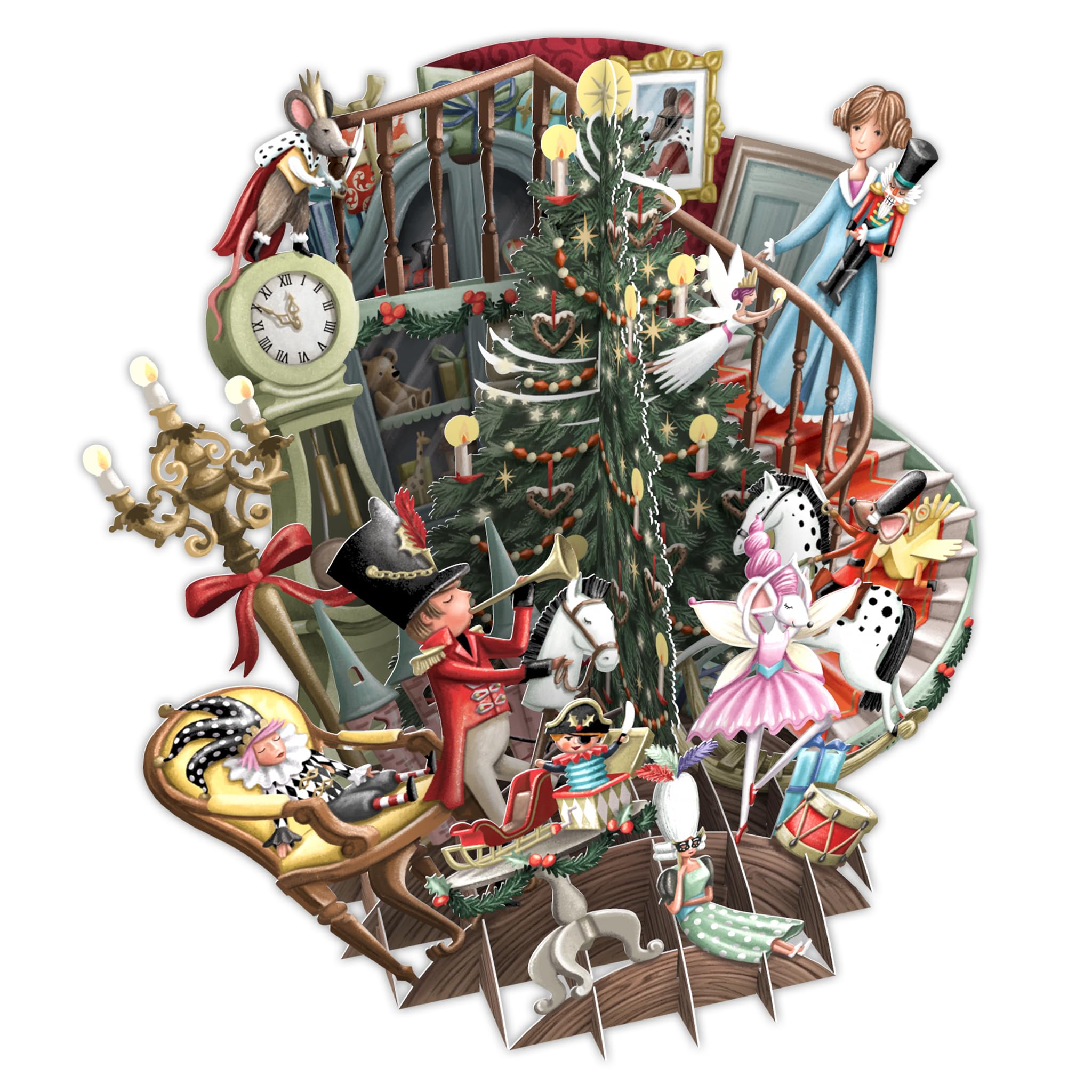 The Nutcracker Top of The World 3D Pop-Up Christmas Card