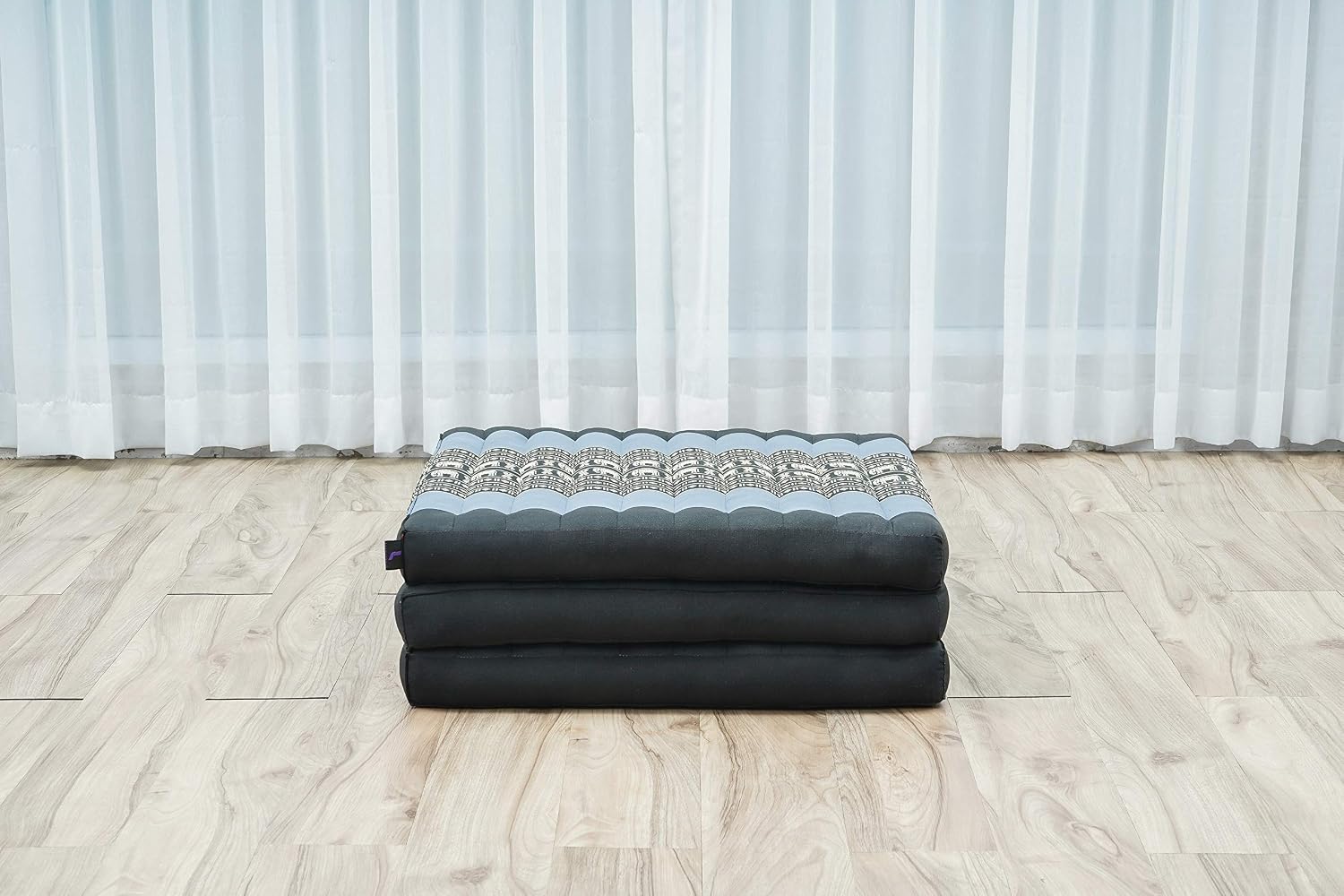 Leewadee Trifold Mattress S, Comfortable Thai Massage Pad, Foldable Relaxation Floor Mattress Filled with Kapok - Image 5