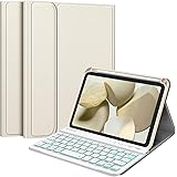 Fintie Keyboard Case for iPad Mini 6 2021 (8.3 Inch), Soft TPU Back Cover with Pencil Holder & Magnetically Detachable Wirele
