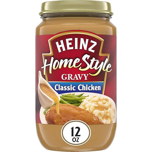 HEINZ HOMESTYLE CLASSIC CHICKEN GRAVY (12 OZ JAR)