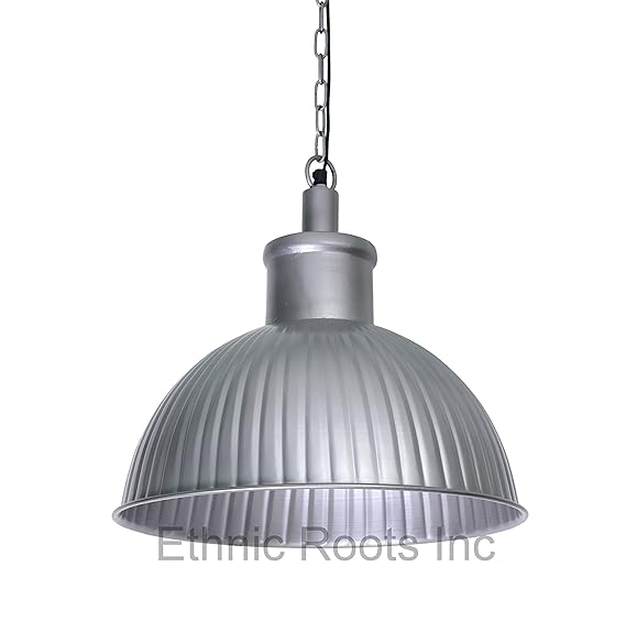 Vintage Silber Flur Nautische Deckenlampe Deckenleuchte zum Aufhängen