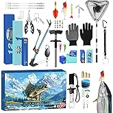 Fishing Advent Calendar 2025, 24 Days Christmas Countdown Calendars with Fishing Lures & Tackle Accessories Kit for Fisherman Husband Father Adult Men Teen Boyfriend
