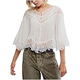 Free People Womens Bali Midnight Rain Top