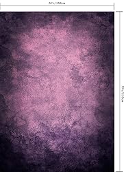CapiSco 5X7FT Retro Abstract Purple Portrait