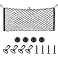 Amiss Cargo Net Stretchable, Car Exterior Accessories, Adjustable Elastic Trunk Storage Net with Hook for SUVs, Cars and Trucks (11.8"x 31.5")
