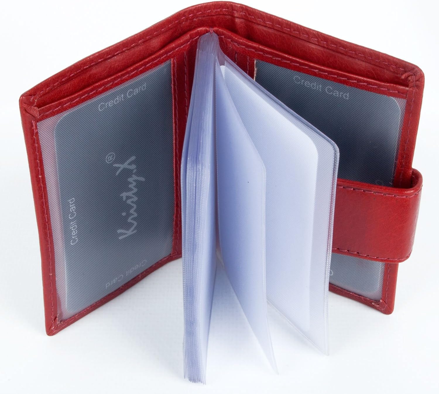 Genuine Leather Credit Card Holder Kristy.X for 14 Cards And Banknotes - Image 3