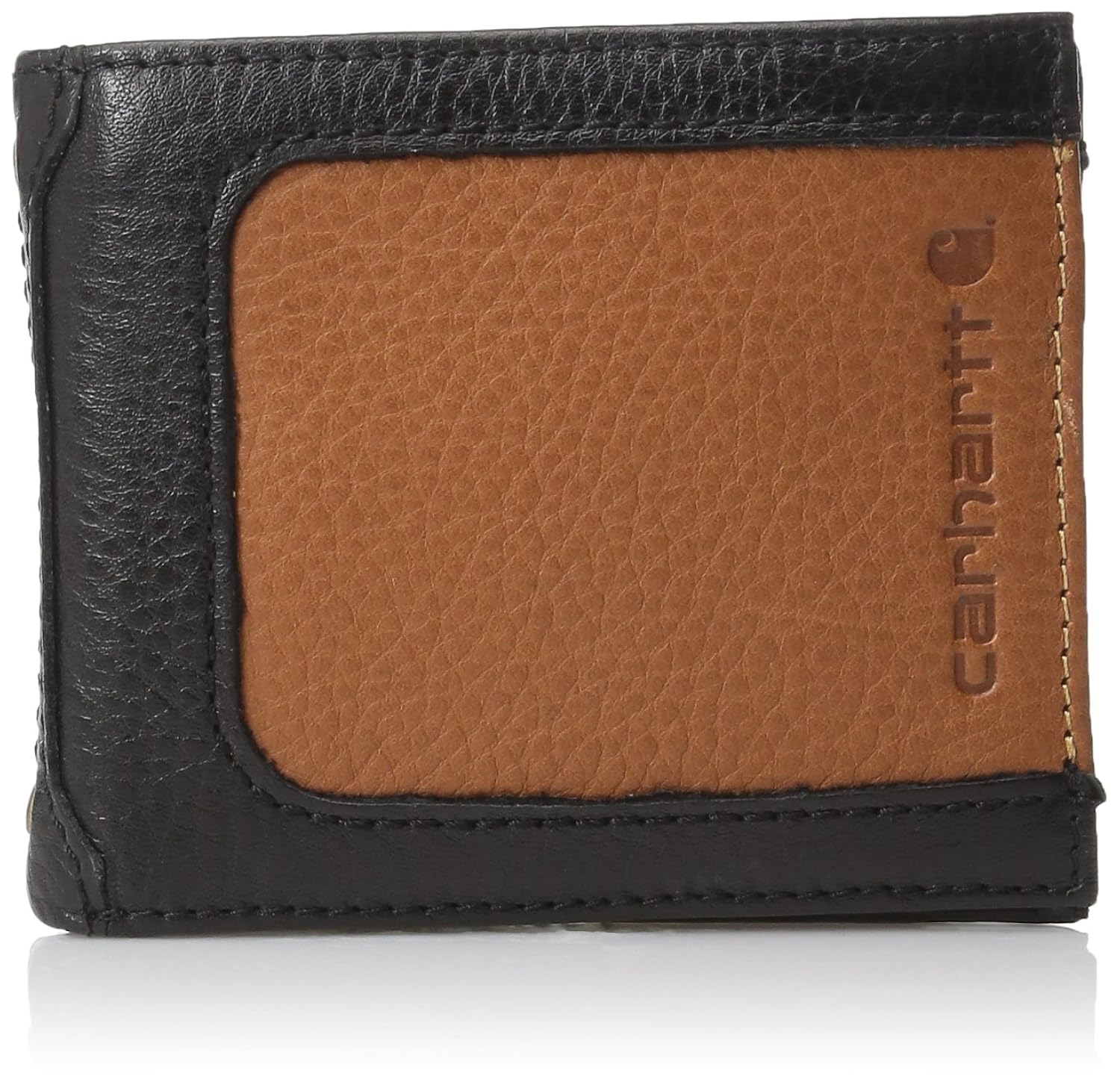 Carhartt Men's Billfold Wallet, Black/Tan, One Size at Amazon Men’s Clothing store Bifold Wallets