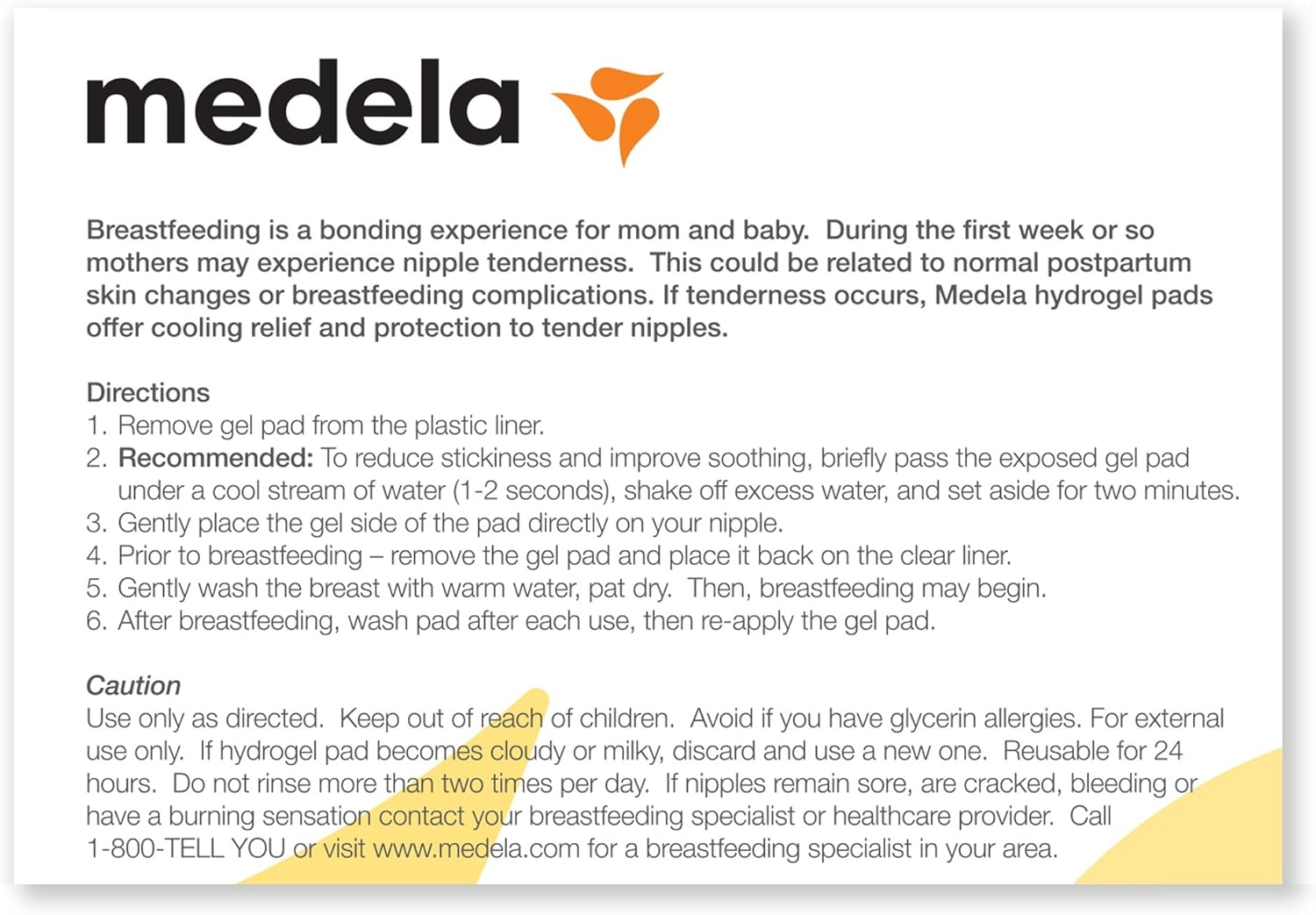 Medela Soothing Gel Pads for Breastfeeding, 4 Count Pack, Tender Care HydroGel Reusable Pads, Cooling Relief for Sore Nipples from Pumping or Nursing : Nursing Bra Pads : Baby