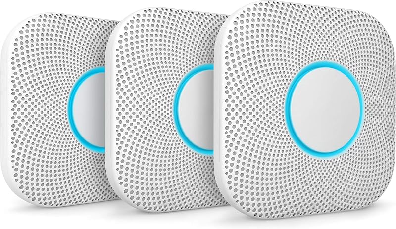 Google Nest Protect Smoke CO Alarm Battery 3 Pack