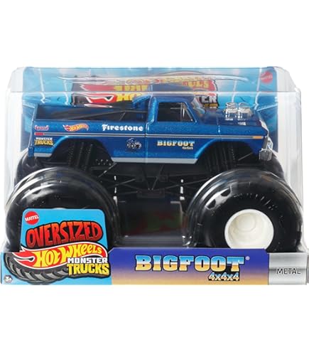 Amazon.com: Hot Wheels Monster Trucks Tyrannosaurus Rex, 1:24