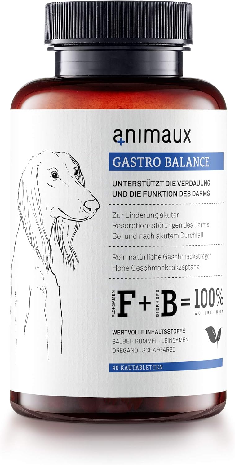 animaux gastro balance German Supplement with Probiotics