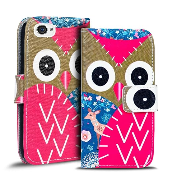 Verco Handyhülle iPhone 4S Muster, Motiv Hülle Apple iPhone 4 Book Case Flip Cover - Design 17