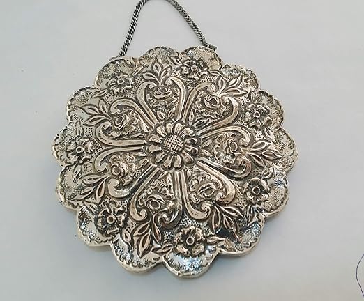 Amazon Com Vintage 900 Silver Travel Mirror Wall Decor Hand
