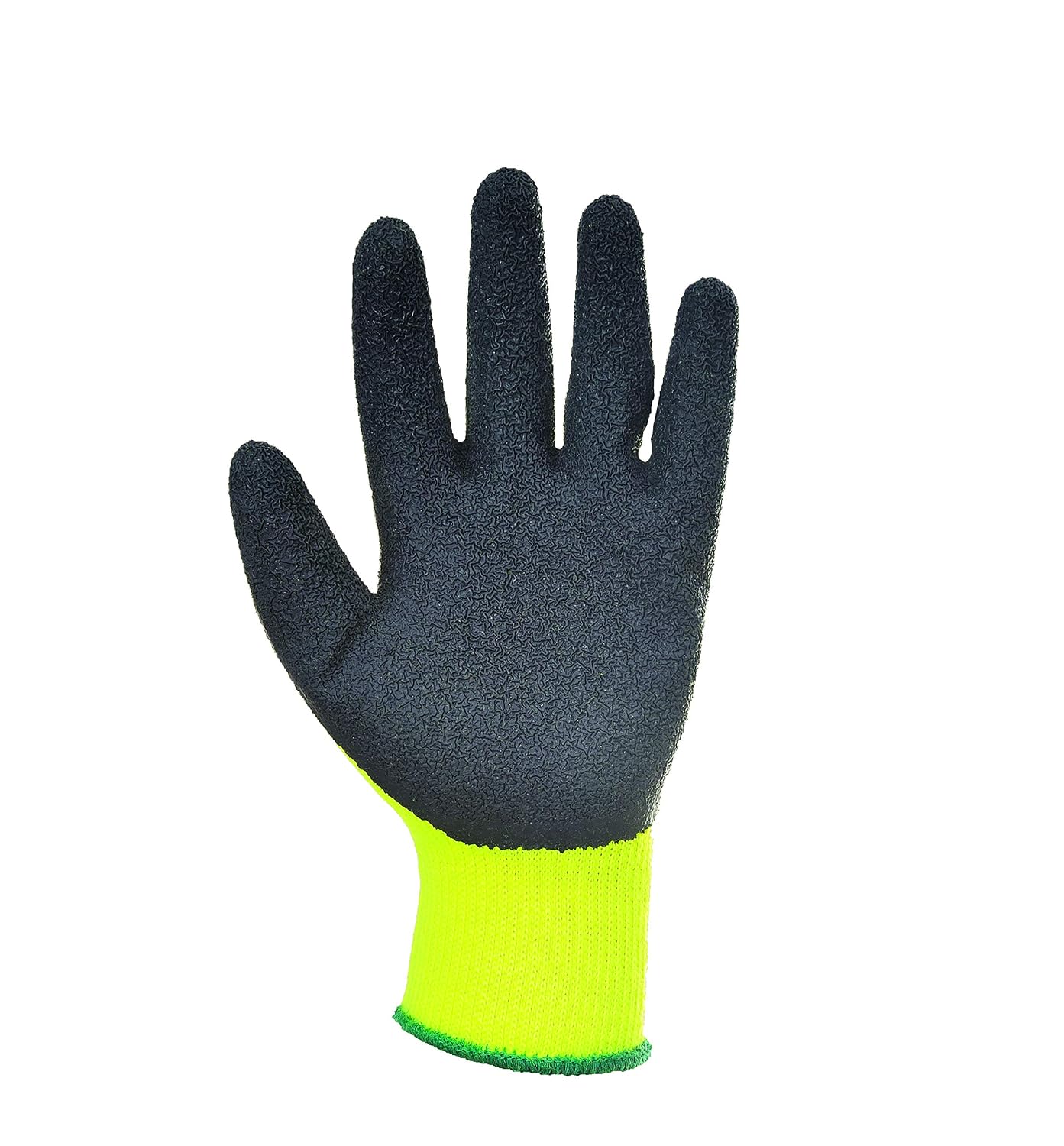 Portwest A140 Heavy Duty Thermal Grip Glove - Latex Black, X-Small, XS (Pack of 2) - Image 5