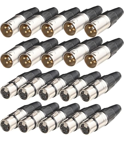 Amazon.com: YejeySound Neutrik Lot of 20 (10 Each) New NC3FXX-B