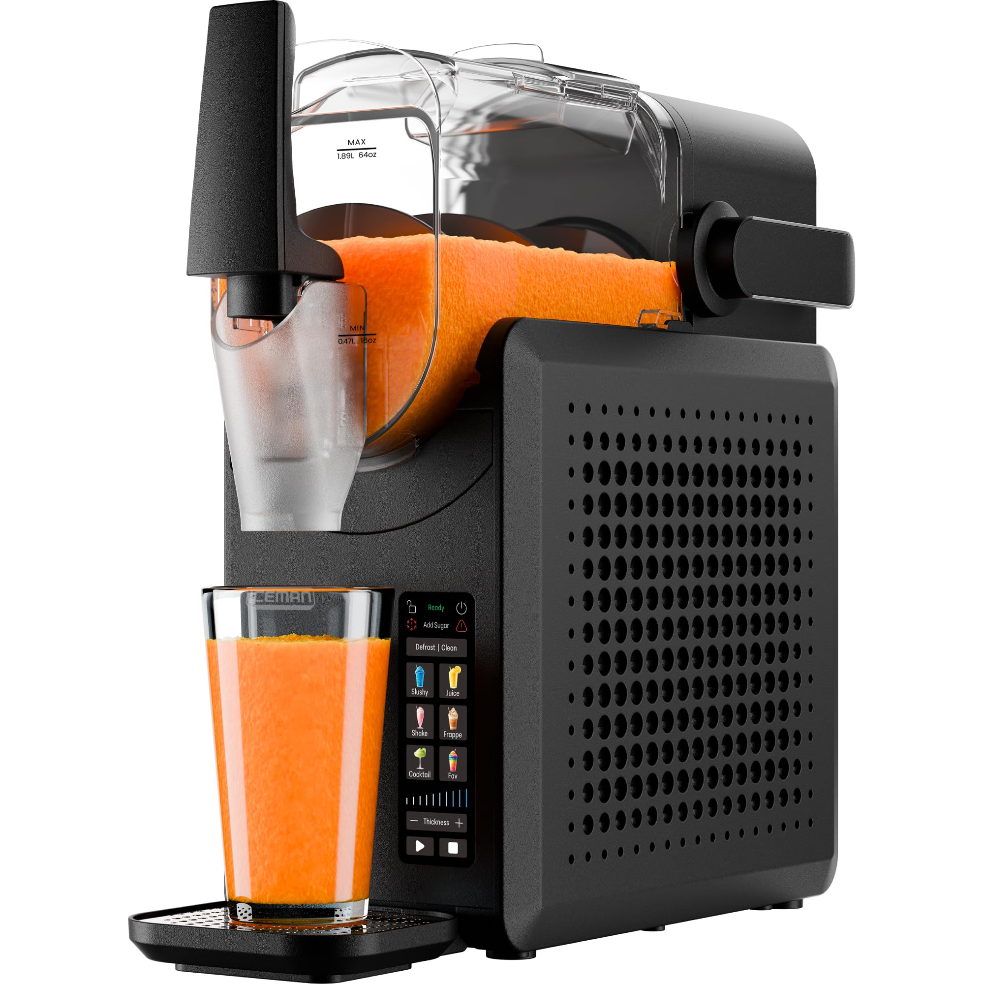 Iceman 1,9L Slushie-Maschine, 5 Voreinstellungen, kein Eis & kein Mixen