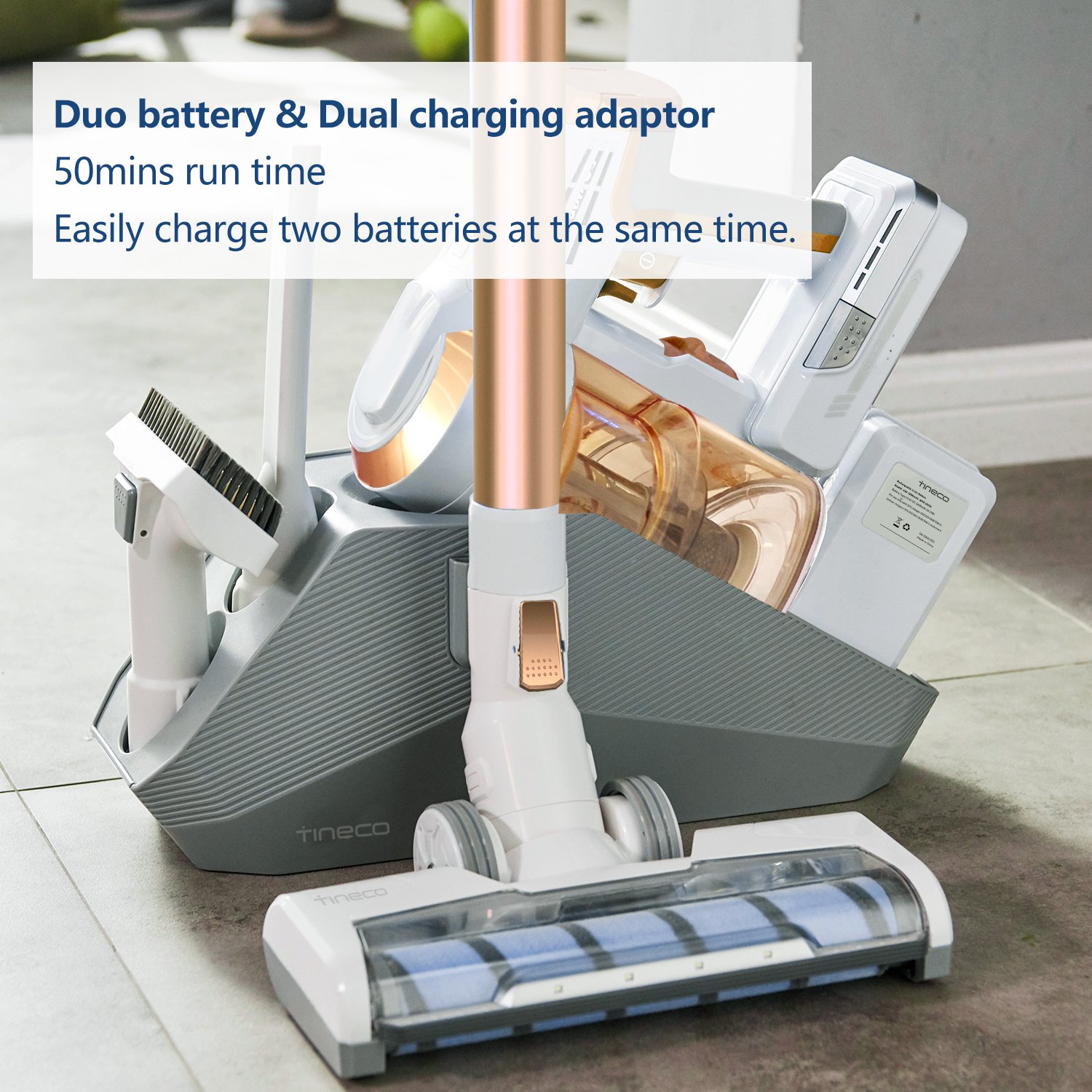 Vacuums & Floor Care 350W Digital Motor Lightweight Vacuum LED Power