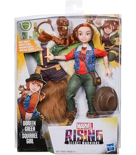 Marvel Legends Squirrel Girl　スクイレルガール Amazon.com: Marvel Legends Squirrel Girl on Scooter : Toys