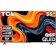 TCL 55-Inch Q6 QLED 4K UHD Smart TV with Fire TV (55Q651F, 2025 Model) Dolby Vision, HDR PRO+, Dolby Atmos, Alexa Built-in wi