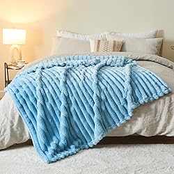 NEWCOSPLAY Super Soft Throw Blanket Blue Premium