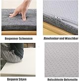 Pcevathiy Custom Bench Cushion, Non-Slip, Personalized Size & Color view 4