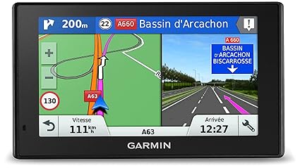 Garmin DriveAssist 50 LMT EU Navigationsgerät (12,7cm (5 Zoll) Touch-Glasdisplay, lebenslange Kartenupdates, Verkehrsfunklize
