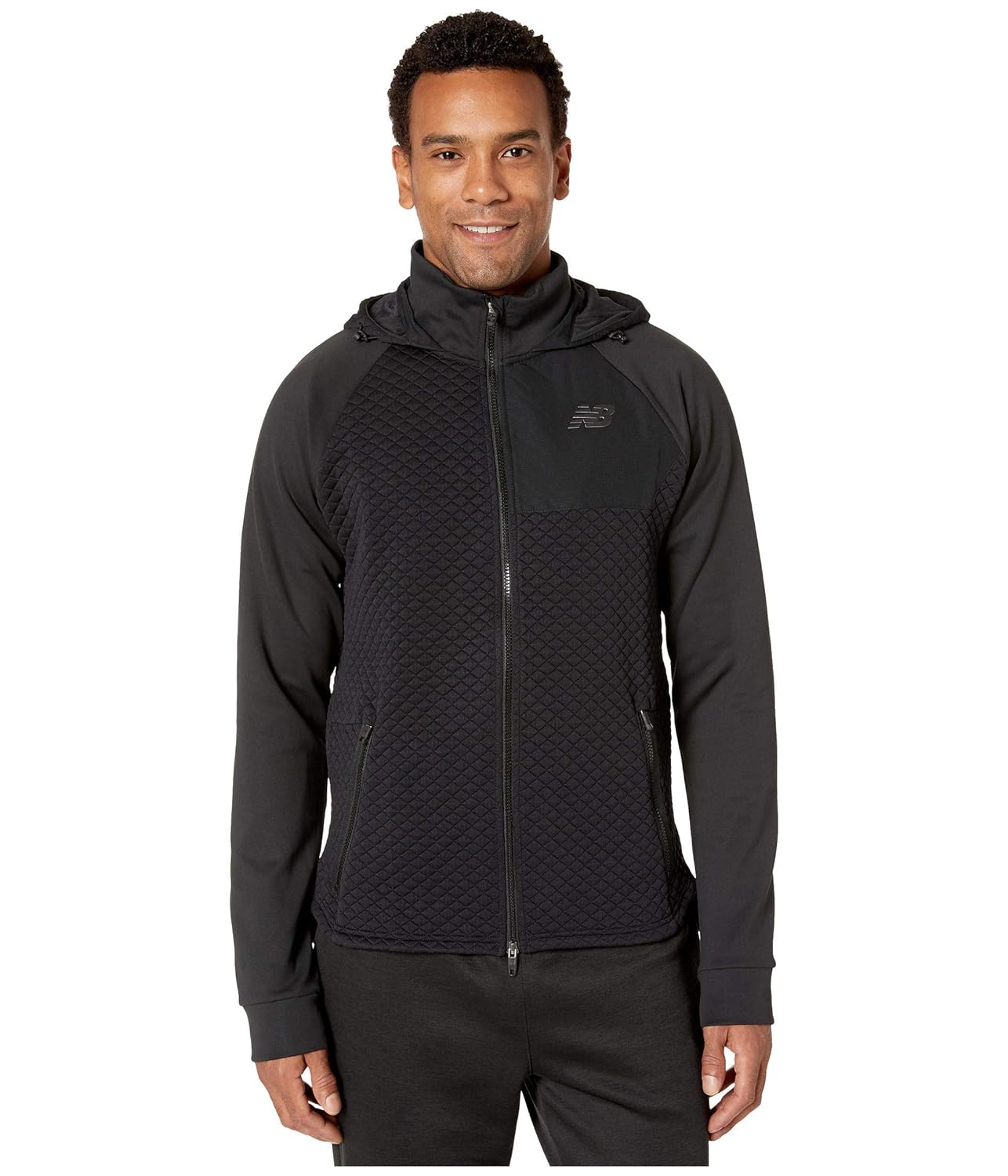 nb heat loft full zip hooded jacket