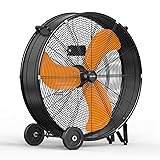 CCGIRU High Velocity Industrial Drum Fan,3-Speed