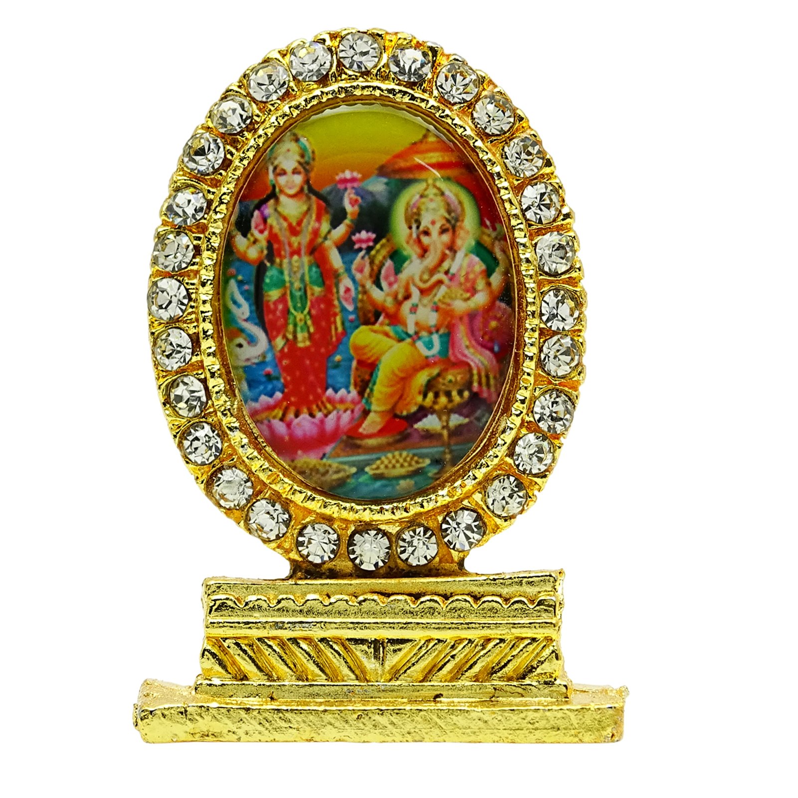 stylewise Decorative Laxmi Ganesh Statue Car Dashboard Decor Religious Table Decor Gift