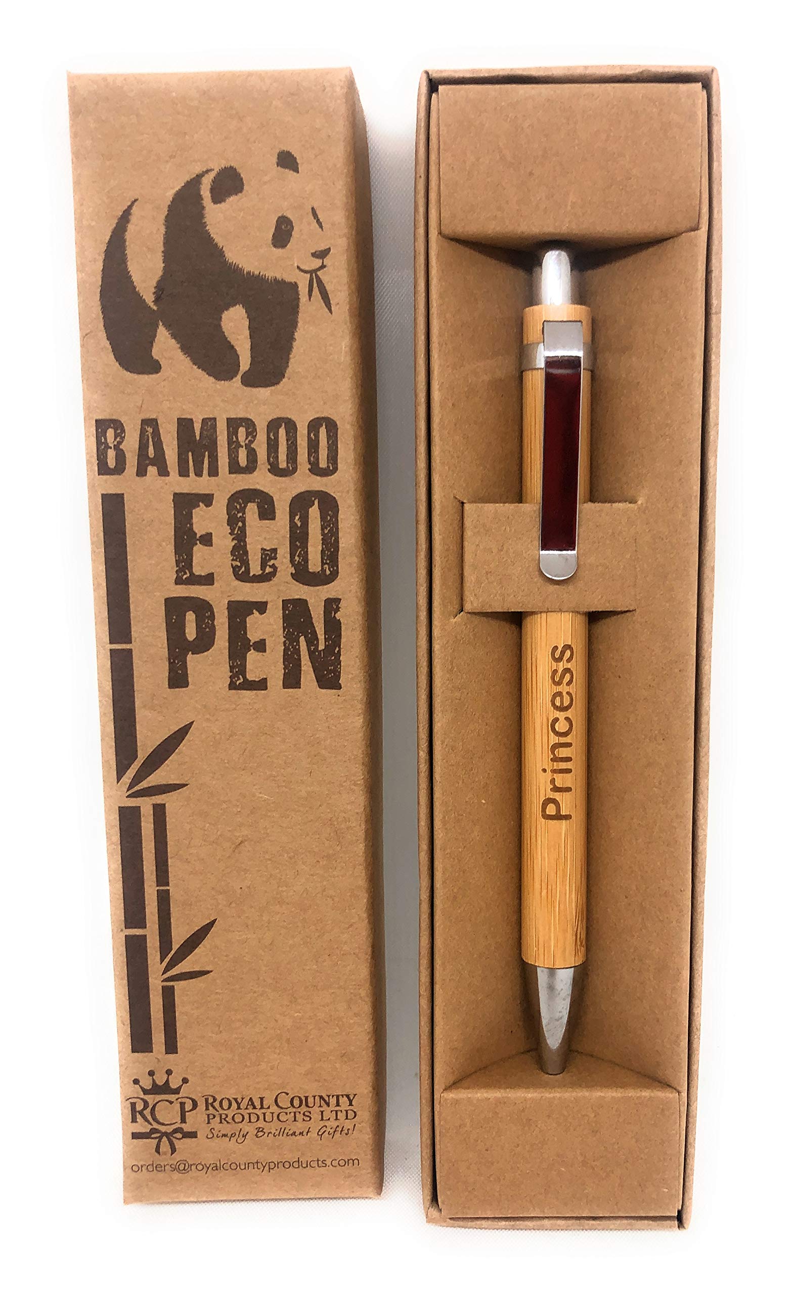 Personalised Bamboo Pens - Eco Friendly - Princess