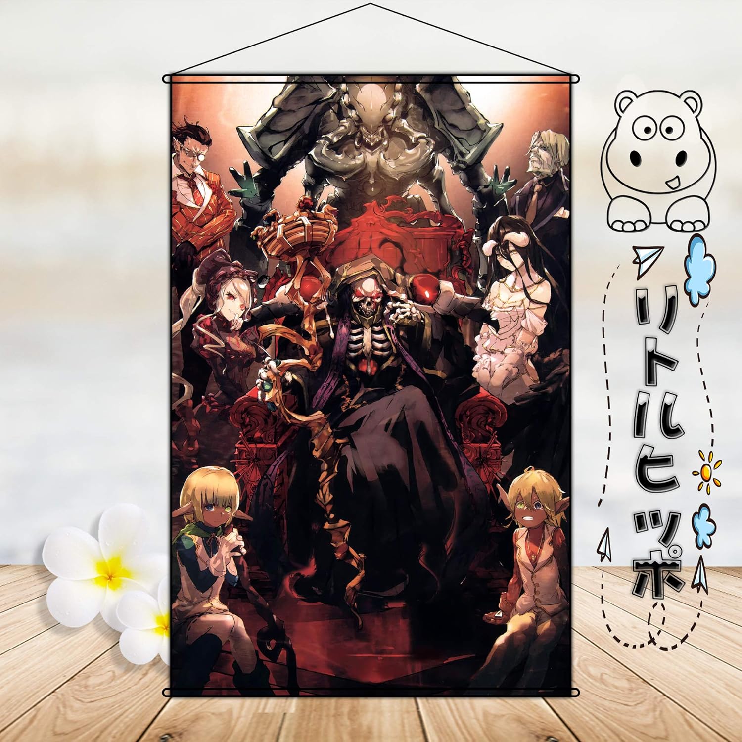Amazon リトルヒッポ オーバーロード Overlord アインズ ウール ゴウン タペストリー ポスター 約50cmx70cm B2 アニメ 萌えグッズ 通販