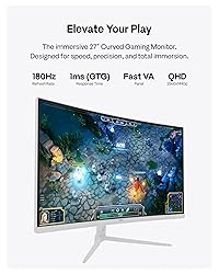 Pixio PXC278 Wave White 27 inch 180Hz Refresh Rate