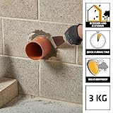 Everbuild Jetcem Rapid Repair Cement 3kg Grey Internal External Use view 2