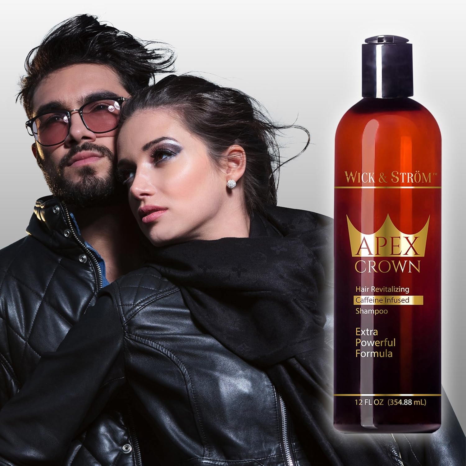 Anti Hair Loss Shampoo - Wick & Strom (Caffeine, Biotin, Saw Palmetto, Aloe Leaf, Keto.+ No Minoxidil Formula) Stimulates Hair Growth For Men and Women/12oz.: Beauty