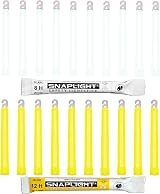 Cyalume SnapLight 6" Industrial Glow Sticks Multi-Color 20 Pack White Yellow