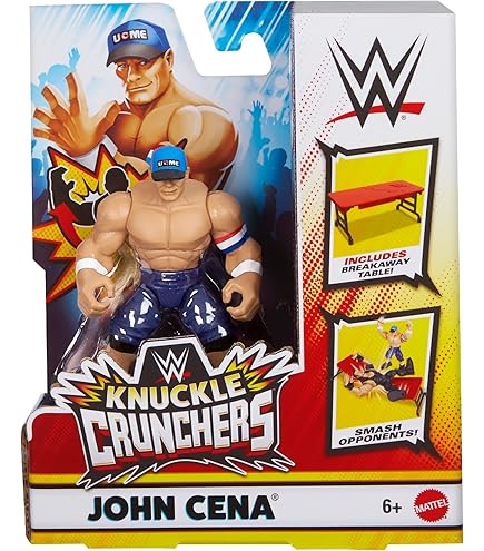 Amazon.com: Mattel WWE Knuckle Crunchers Rebound Ring Playset
