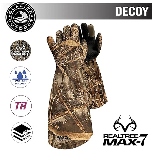 Glacier Glove Unisex Decoy Waterproof Flexible Secure Grip Palm